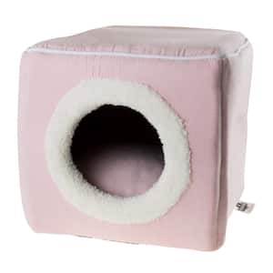 Small Pink Cozy Cave Pet Cube