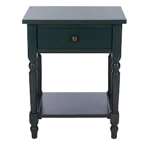 Tami Blue Storage End Table