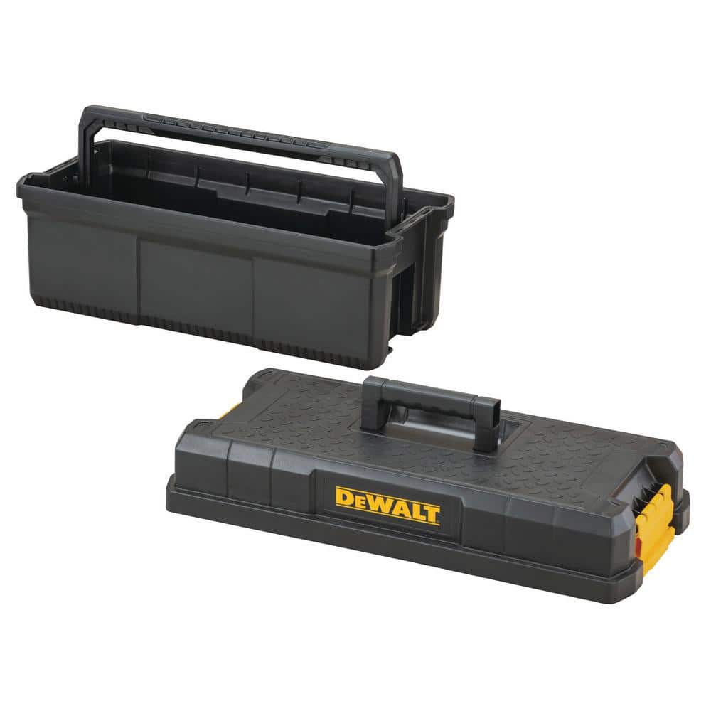 DeWalt Yellow/Black 25" Foldable Step Stool Tool Box