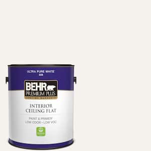 1 gal. #PR-W14 Bit of Sugar Ceiling Flat Interior Paint