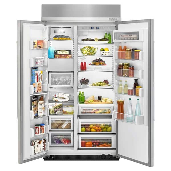 kitchen aid panel ready fridge