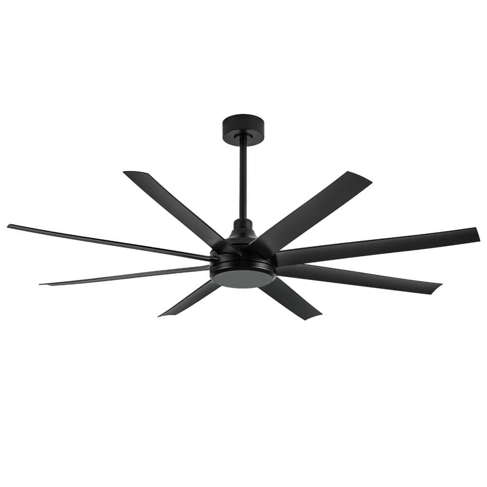 SUNVIE Caged Ceiling Fan With Lights Remote Control 21in Industrial Bladeless Enclosed Ceiling Fan Light With Reversible Motor For Bedroom Kitchen Living Room 5 E26 Base(No Bulb