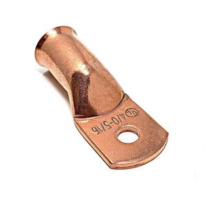 5-4 gauge X 5/16" inch tinned copper lug battery cable connector terminal 5-4 gauge X 5/16" inch tinned copper lug battery cable connector terminal
