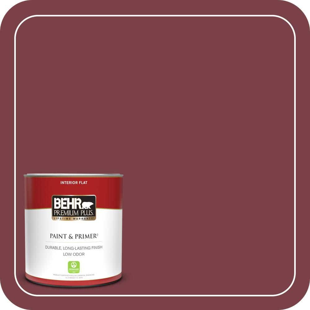 1 qt. #PPU1-13 Spiced Wine Flat Low Odor Interior Paint & Primer price history on PriceWatchPro