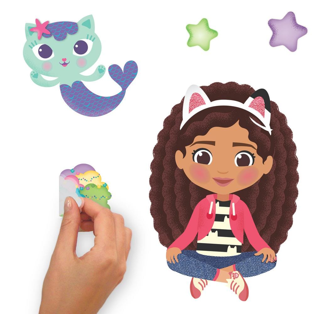 DreamWorks Gabby's Dollhouse Giant Peel and Stick Wall Decal Set