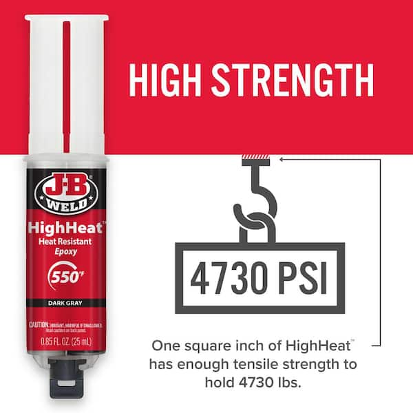 Reviews for J-B Weld HighHeat 25 ml (0.85 fl. oz.) Temperature 