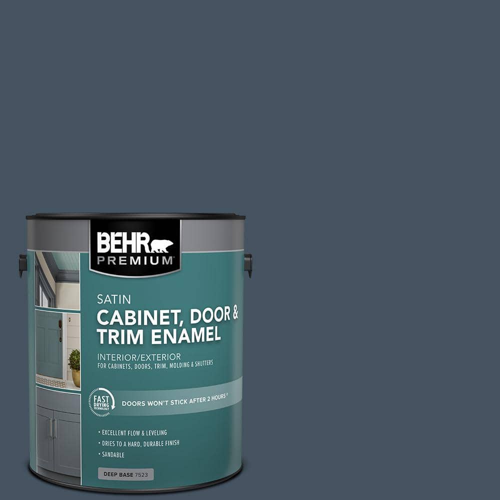 1 gal. #ECC-30-3 Night Tide Satin Enamel Interior/Exterior Cabinet, Door & Trim Paint price history on PriceWatchPro
