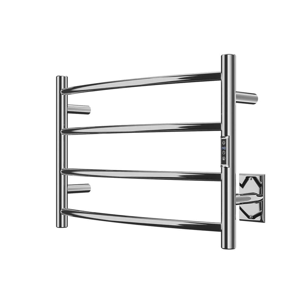 Polished Chrome Stainless Steel Wall Mounted Towel Warmer