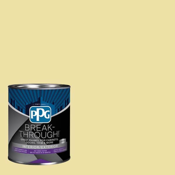 Break-Through! 1 qt. PPG1107-3 Turning Oakleaf Semi-Gloss Door, Trim & Cabinet Paint