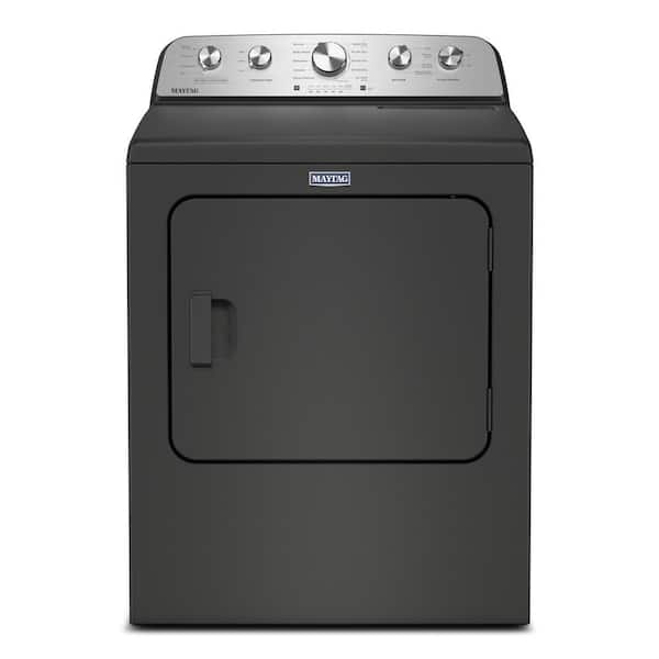 7.0 cu. ft. vented Top Load Electric Dryer in Volcano Black with Pet Pro Option