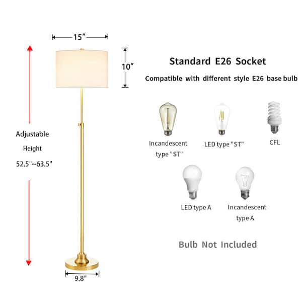 Satie 63 LED Novelty Floor Lamp  Novelty floor lamp, Floor lamp