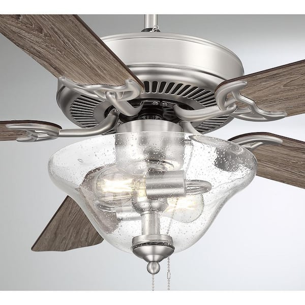 TUXEDO PARK LIGHTING 52 in. Indoor Brushed Nickel Ceiling
