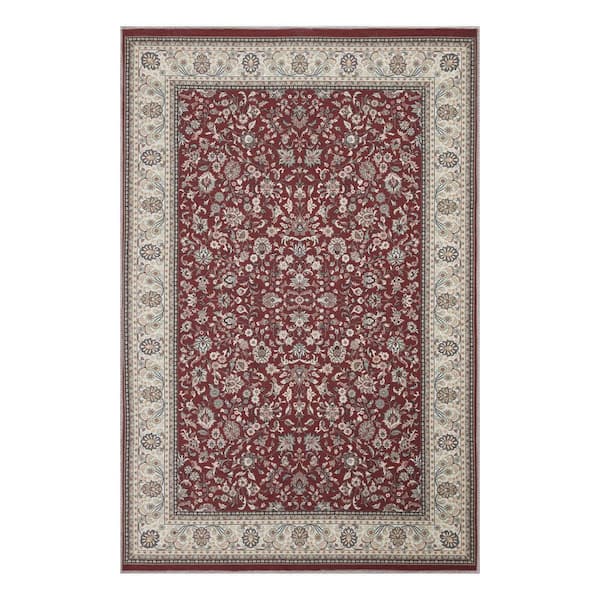 Ottomanson Non Shedding Washable Wrinkle-free Cotton Flatweave Solid 4x6  Indoor Area Rug, 4 ft. x 6 ft., Brown/Charcoal MIL7308-4X6 - The Home Depot
