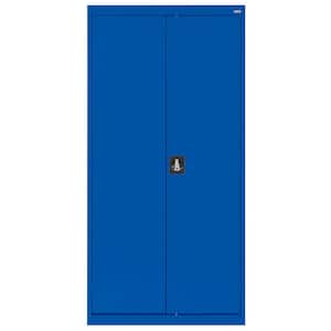 Elite Series Steel Freestanding Garage Cabinet in Blue (36 in. W x 72 in. H x 18 in. D)