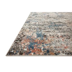 Bianca Granite/Multi 9 ft. 9 in. x 13 ft. 6 in. Contemporary Area Rug