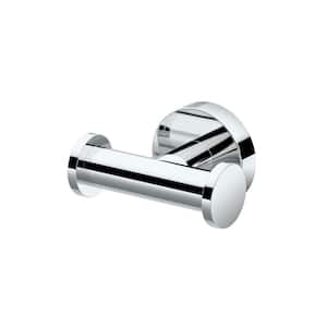 Glam, Double Robe Hook in Chrome