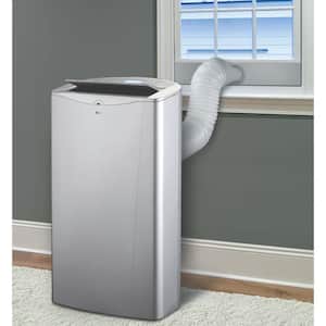 14,000 BTU (8,000 BTU DOE) 115-Volt Portable Air Conditioner Cools 500 Sq. Ft. with Heat, Dehumidifier and LCD Remote