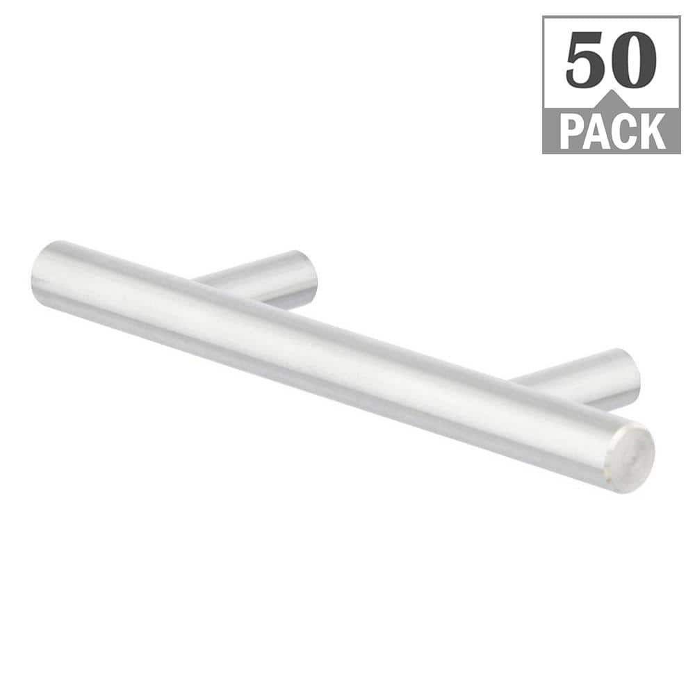 Stainless Bar 3 in. (76 mm) Stainless Classic Cabinet Pull (50-Pack)