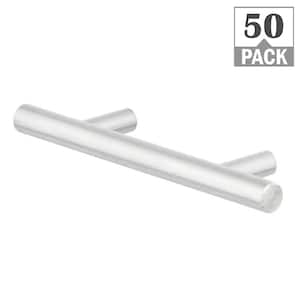 Stainless Bar 3 in. (76 mm) Stainless Classic Cabinet Pull (50-Pack)