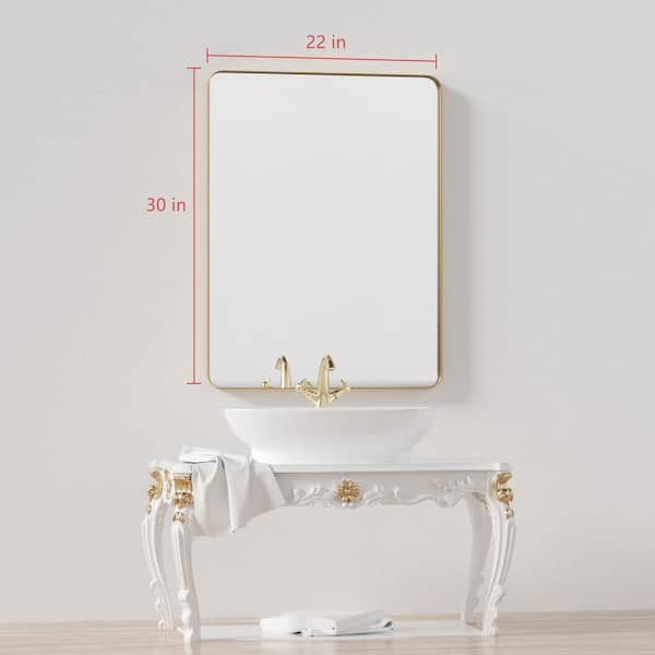 Gedy 2552-13 Planet Edge Vanity Mirror Polished 39 X 16 for sale online