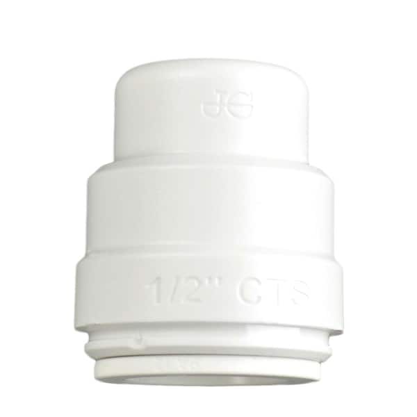 John Guest SpeedFit 1/2 in. Push-to-Connext End Cap Fitting (10-Pack)