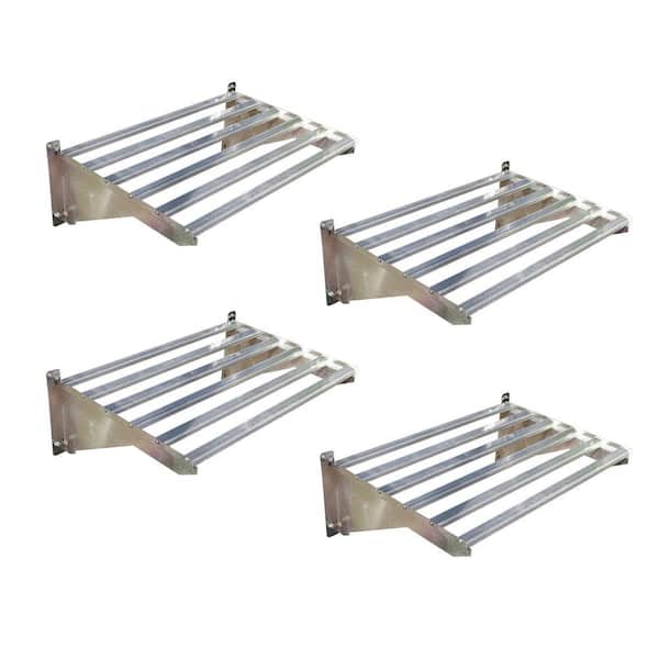 CANOPIA by PALRAM Heavy Duty Greenhouse Shelf Kit- Pack of 4