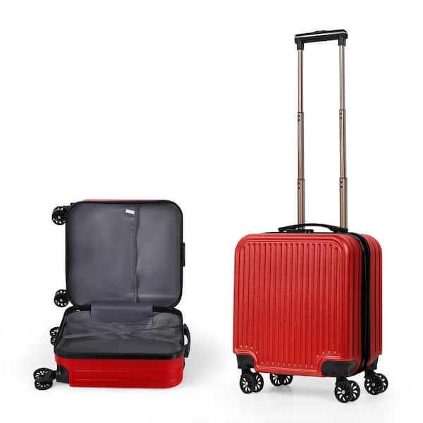 Red cabin luggage on sale