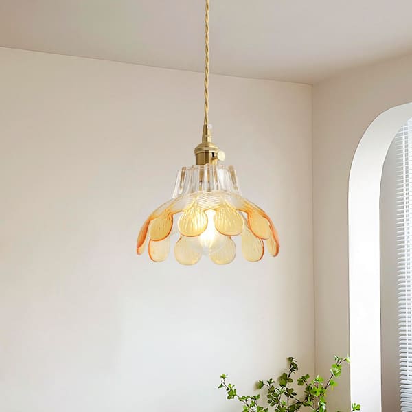 aiwen 40-Watt 8.19 in. 1-Light Vintage Pendant Light Industrial