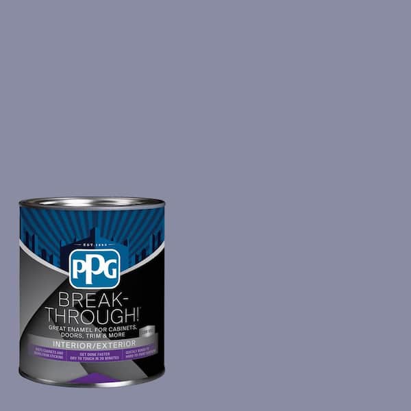 1 qt. PPG1169-5 Violet Verbena Semi-Gloss Interior/Exterior Door, Trim and Cabinet Paint
