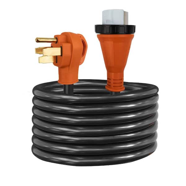 25 ft. STW 6 / 3 + 8/1 4-Prong 50 Amp 125/250-Volt RV Detachable Extension Cord Set