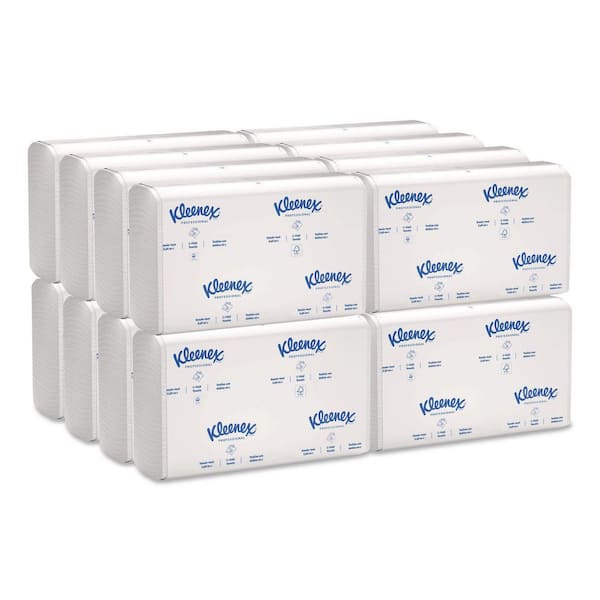 Kleenex C-Fold White Paper Towels 10 1/8 x 13 3/20 (150 Sheets per Pack, 16 Packs per Carton)