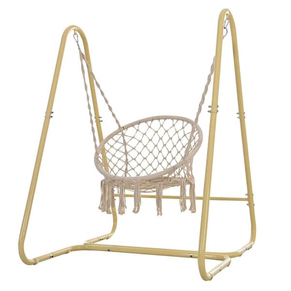 Handmade Cream Color Hammock Swing