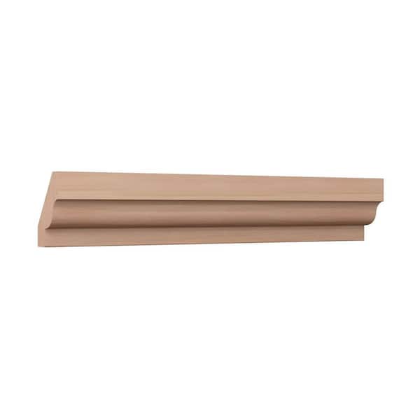 Ekena Millwork WM60 0.56 in. D x 1.75 in. W x 96 in. L Wood (Cherry) Crown Molding