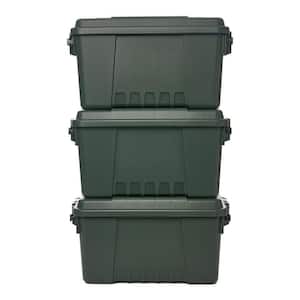 14 Gal. Storage Box in OD Green 3-Pack