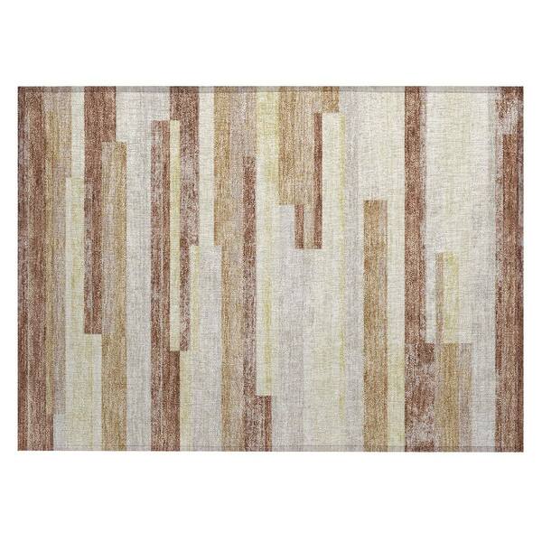 Chantille Machine Washable Indoor/Outdoor Abstract ACN3166 Cream 3 ft. x 4 ft. Area Rug