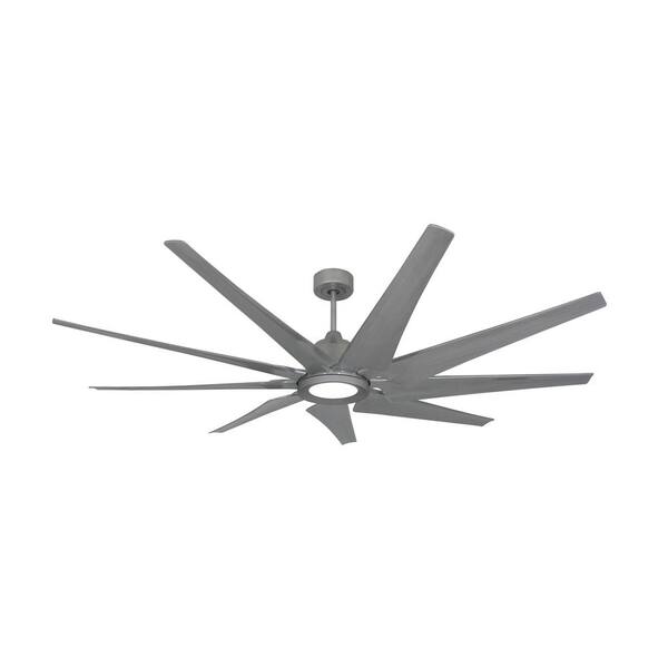 Brushed Nickel Smart Ceiling Fan 