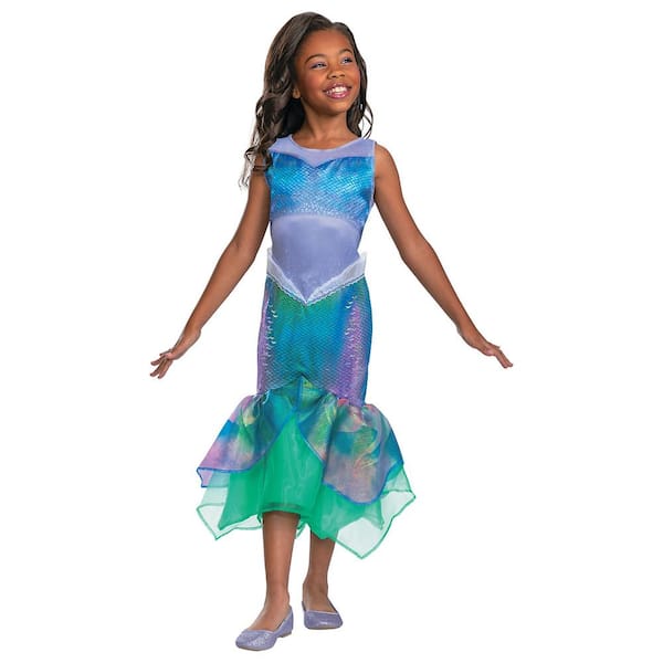 Kids Classic Live Action Little Mermaid Ariel Costume - Small 4-6 - Kids Halloween Costume