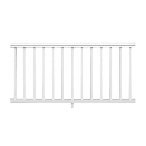 Veranda Traditional 6 ft. x 36 in. (Actual Size: 67-3/4 x 33 1/4" in.) White PolyComposite Rail Kit without Brackets