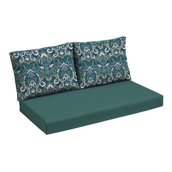 ARDEN Outdoor Plush Modern Tufted Blowfill Dining Chair Cushion