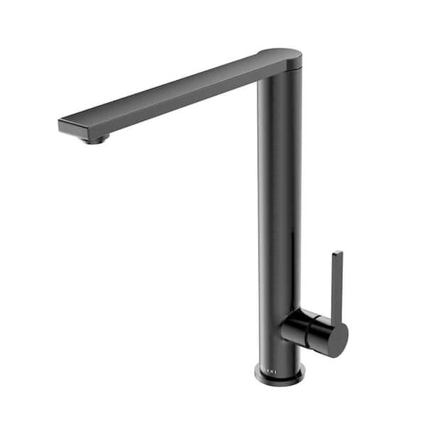 Lulani Cebu 1-Handle Stainless Steel Standard Kitchen Faucet in Gun Metal