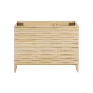 Cascade 48 in. W x 18 in. D x 35 in. H Bath Vanity Cabinet without Top in Natural Oak
