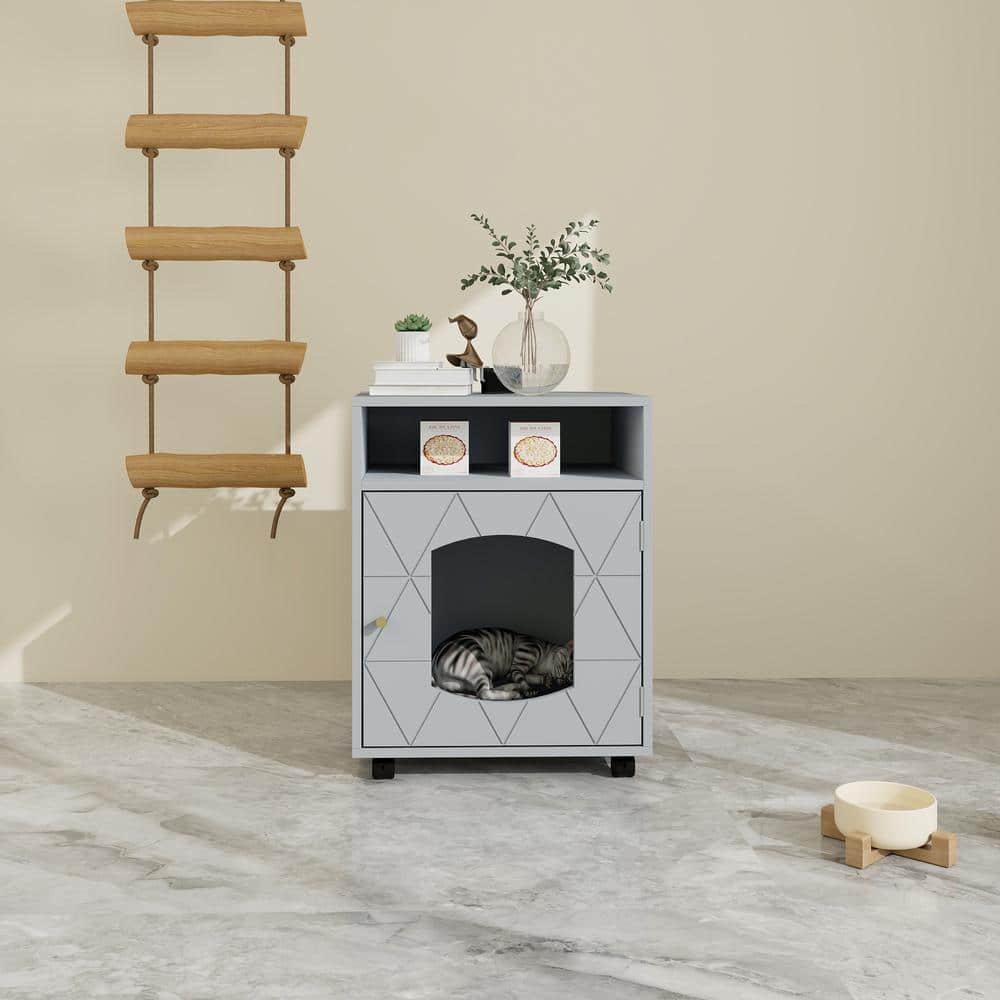 Pet House Hidden Cat Home Side Table Suitable for Bedroom Living Room Study