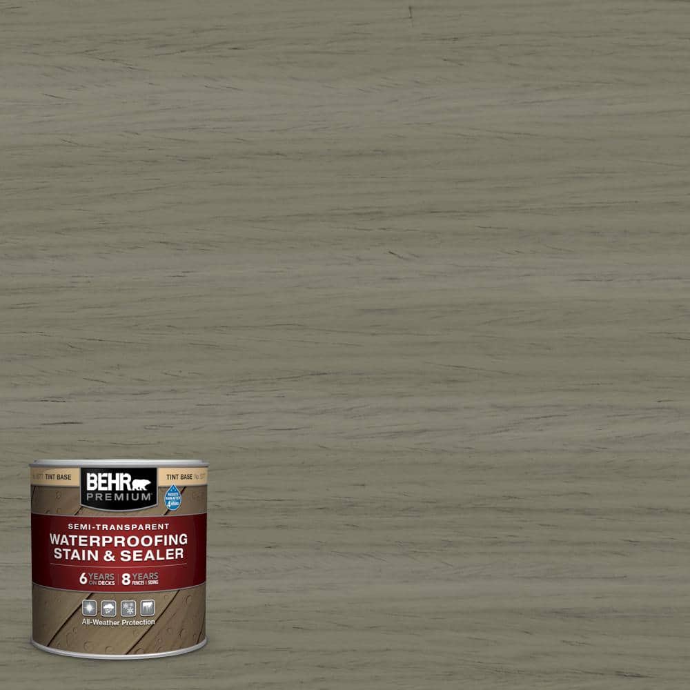 8 oz. #ST-144 Gray Seas Semi-Transparent Waterproofing Exterior Wood Stain 