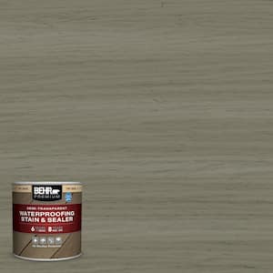 8 oz. #ST-144 Gray Seas Semi-Transparent Waterproofing Exterior Wood Stain and Sealer Sample