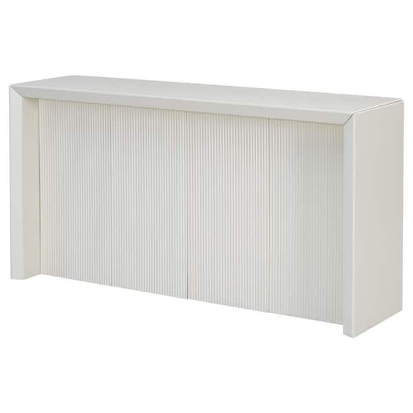 COWLOWN 59.7 in. W x 15.7 in. D x 31.5 in. H Bathroom Beige Linen Cabinet