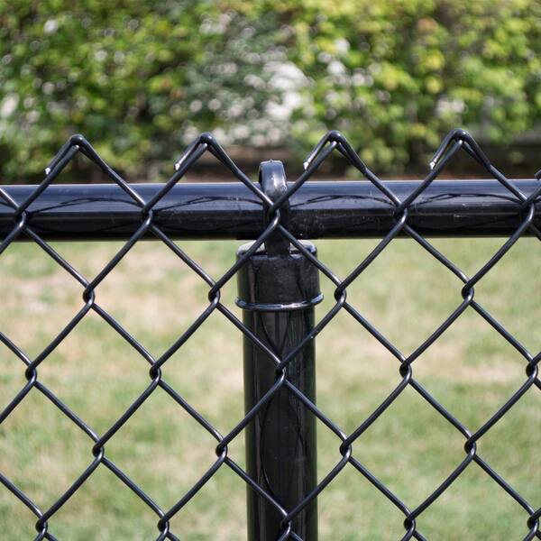 Everbilt 48 In X 50 Ft 9 Gauge Chain Link Black Fabric 308864eb The Home Depot Everbilt 48 In X 50 Ft 9 Gauge Chain Link Black Fabric 308864eb The Home Depot