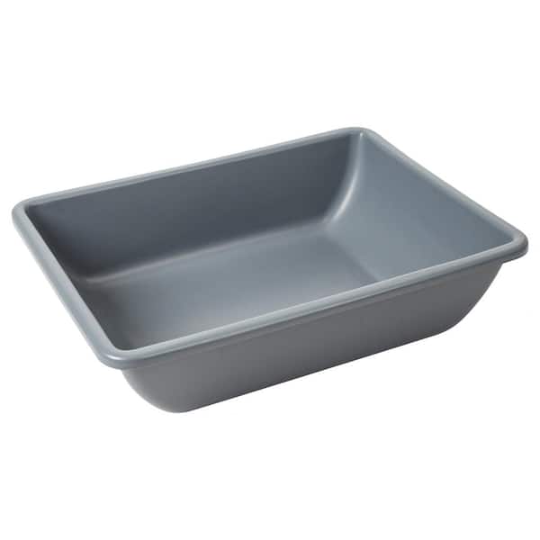 AMERICAN BUILT PRO 26 in. Gray Plastic Multi-Purpose Utility Tub