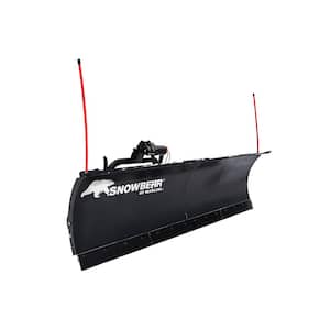 88 in. x 26 in. Heavy-Duty Universal Mount T-Frame Snow Plow Kit with Winch and Wireless Remote