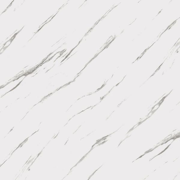 Lucida Surfaces BaseCore Marble 12 MIL x 12 in. W x 12 in. L Peel and Stick Waterproof Vinyl Tile Flooring (36 sqft/case)