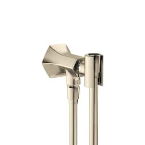 Locarno Handshower Porter with Outlet in Polished Nickel